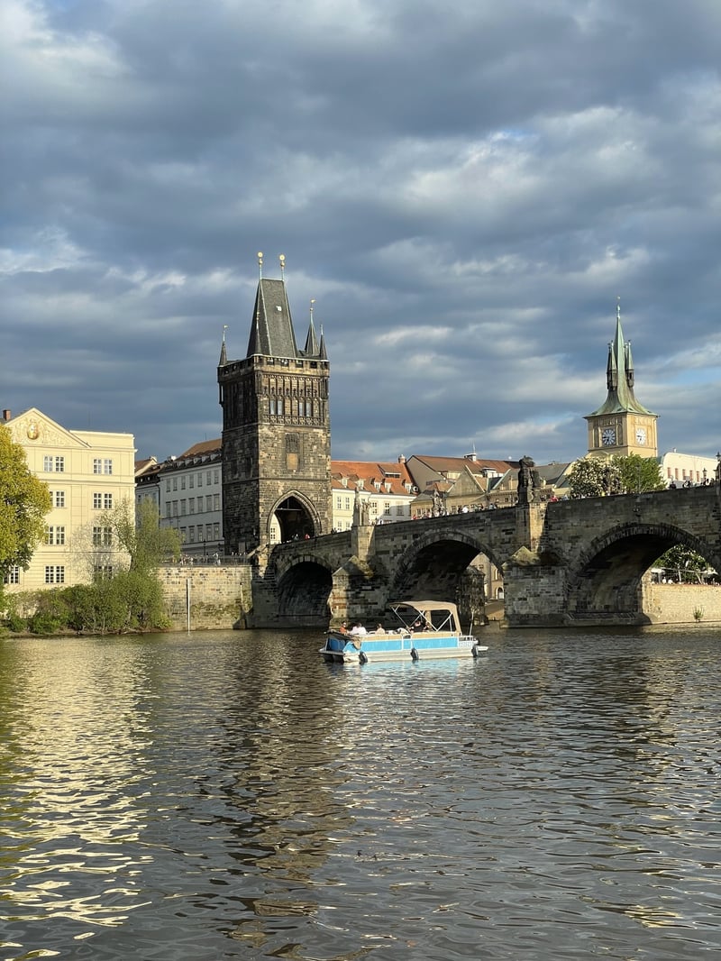Company party – Prague, Vltava river