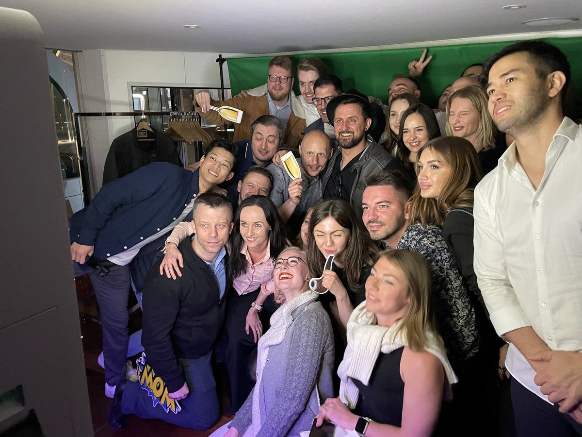 Company party – Prague, Vltava river