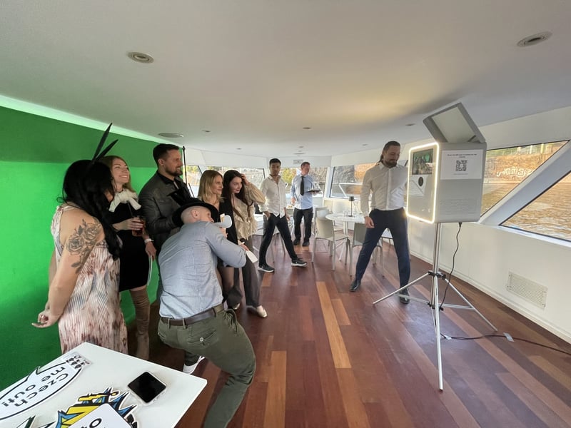 Company party – Prague, Vltava river