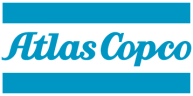 Logo Atlas Copco — klient fotokoutku Fotoboss