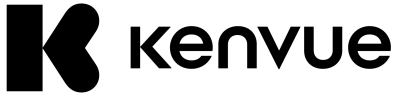 Logo Kenvue — klient fotokoutku Fotoboss